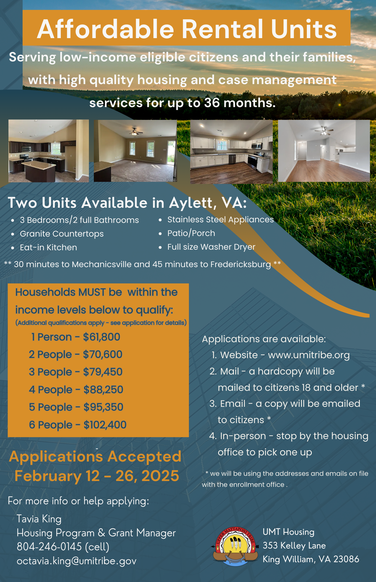 Rental Unit Housing Flyer